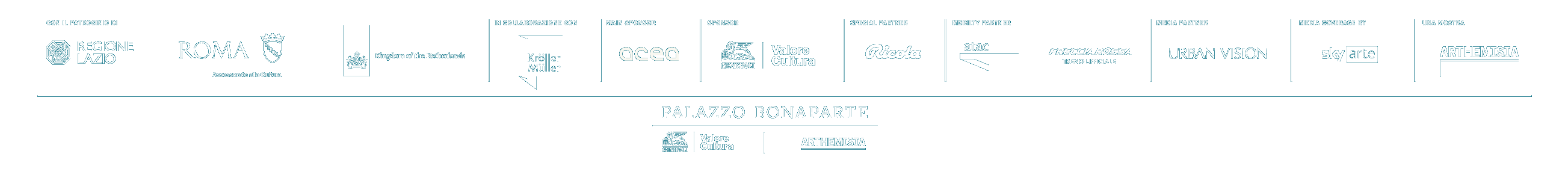 Loghi Partner - Mostra Bill Viola - Palazzo Bonaparte